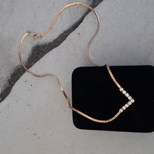 Womens Costume Gold Necklace